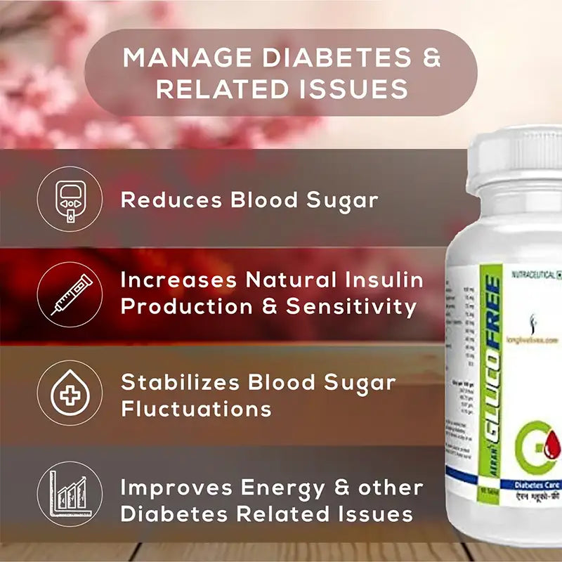 Dr. Aeran's GlucoFree – With Amla, Gudmar, Karela, Jamun, Methi, Haldi, Neem, and More | Supports Healthy Blood Sugar Levels and Insulin Sensitivity